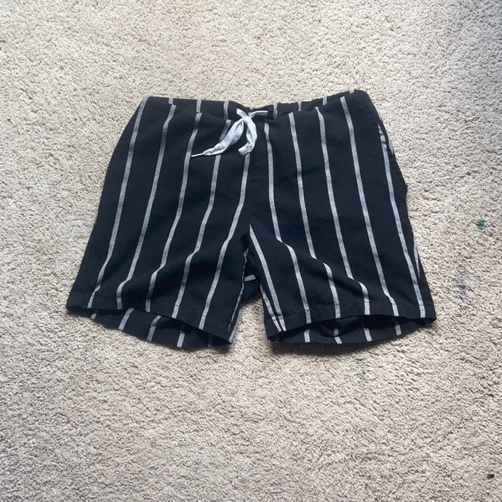 S Striped Shorts